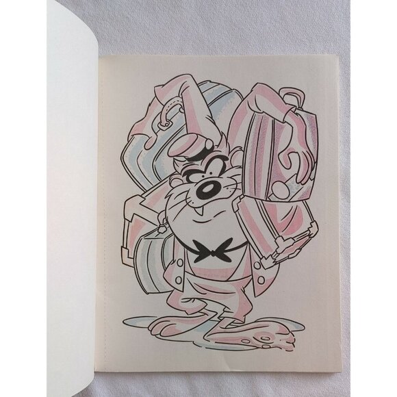 Golden Books Paint  With Water TAZ Mania 1982 NEW Unmarked RARE!! - Picture 3 of 3